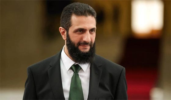 সিরিয়ার অন্তর্বর্তী প্রেসিডেন্ট আহমেদ আল-শারা