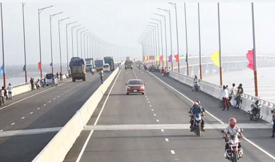 পদ্মা সেতুতে ৩ বছরে ২ হাজার ৫১৪ কোটি ৫৫ লাখ টাকা টোল আদায়