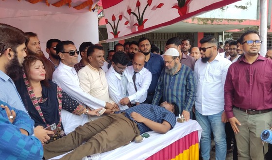 ড্যাবের রক্তদান কর্মসূচি ও ফ্রি ব্লাড গ্রুপিং