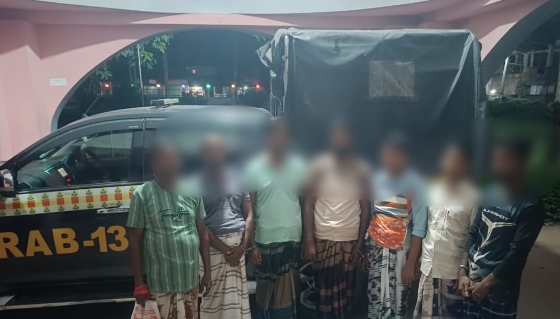 গোদাগাড়ীর চাঞ্চল্যকর হত্যাকাণ্ডের পলাতক সাত আসামি গ্রেপ্তার