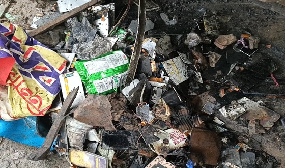 শৈলকুপায় মাহিন টেলিকমে আগুন, ৪ লক্ষ টাকার ক্ষতি