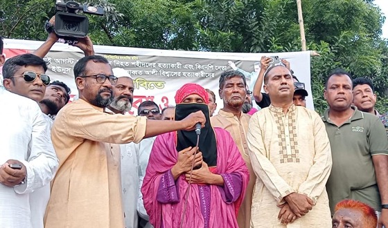 কালীগঞ্জে হত্যাকারীদের ফাঁসির দাবিতে বিএনপি’র সমাবেশ