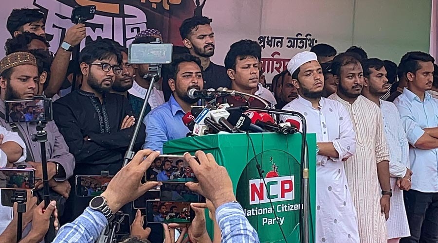 মুজিববাদ সংবিধান ও দুর্নীতি চাঁদাবাজদের পক্ষে বিএনপির অবস্থান: নাহিদ