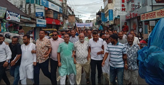 সারা দেশে মব সৃষ্টির প্রতিবাদে সৈয়দপুরে ছাত্রদলের বিক্ষোভ মিছিল