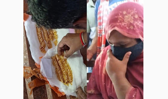 ৪৮ ভরি স্বর্ণসহ নারী স্বর্ণ চোরাকারবারি আটক