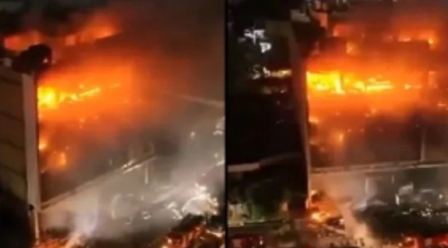 শপিং মলে ভয়াবহ আগুন, নিহত অন্তত ৫০