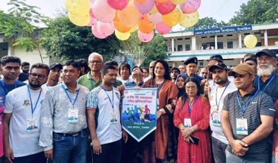 টাঙ্গাইলে জুলাই গণঅভ্যুত্থান দিবসে প্রতীকী ম্যারাথন অনুষ্ঠিত