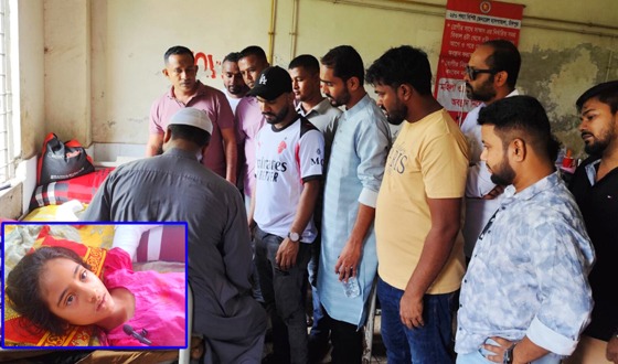 অগ্নিদগ্ধ শিশুর চিকিৎসায় স্মৃতিময় যুব সংঘের অর্থ সহায়তা প্রদান