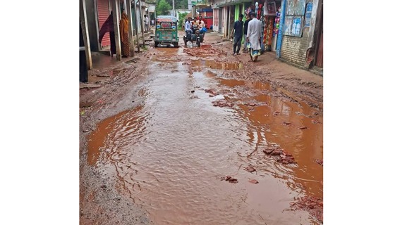 সরাইলে ৬ গ্রামের দু:খের নাম শাহবাজপুর-কুচনি বুড্ডা সড়ক