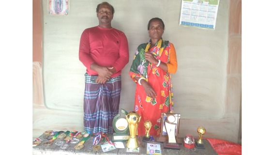 শান্তি মার্ডির হ্যাটট্রিকে সাফ জয়ের আনন্দে ভাসলো বাংলাদেশ