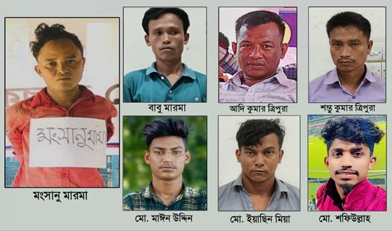 মানিকছড়িতে সোহেল হত্যার ৭ আসামী আটক