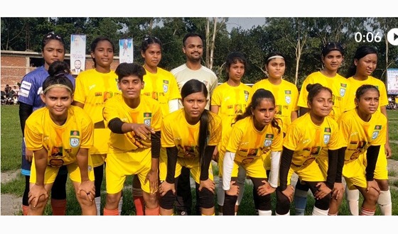 ভালুকায় শহীদ জিয়া স্মৃতি নারী ফুটবল টুর্নামেন্ট