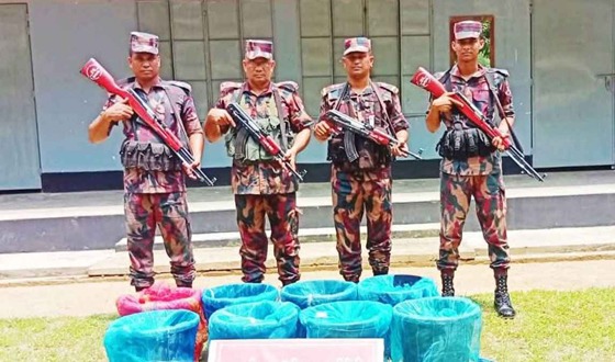 ভারতে পাচারকালে দেশীয় শিং মাছ জব্দ