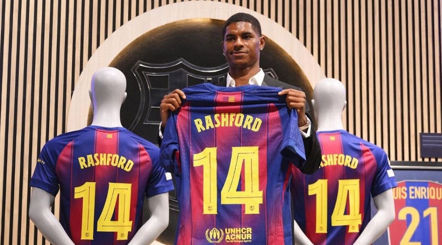 এক বছরের জন্য বার্সায় জোগ দিলেন র‌্যাশফোর্ড