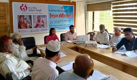 হোসেনপুরে মা ও শিশু সহায়তা কর্মসূচি বাস্তবায়নে প্রশিক্ষণ