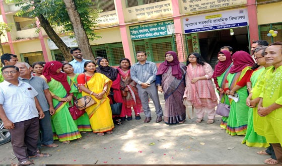 কিশোর কিশোরী ক্লাব পরিদর্শনে মহিলা ও শিশু বিষয়ক মন্ত্রনালয়ের যুগ্ম সচিব