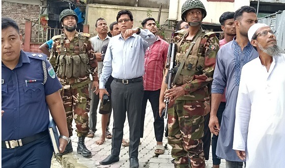 মাধবপুরে ১০টি দোকানকে ভ্রাম্যমান আদালতের জরিমানা