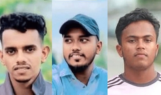 বাড়ি ফেরা হলো না তিন বন্ধুর