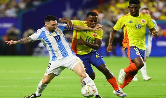 কলম্বিয়ার সাথে ড্রয়ে ম্যাচ শেষ করলো আর্জেন্টিনা