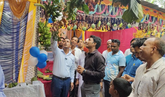 রাণীশংকৈলে তিনদিন ব্যাপী ফলজ মেলার উদ্বোধন