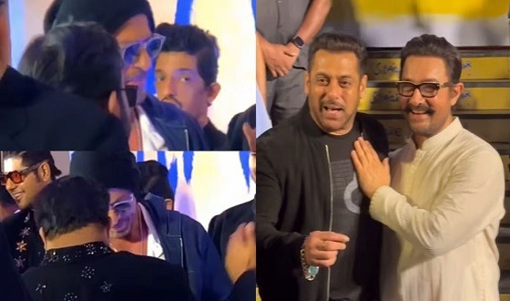 এক ফ্রেমে বন্ধী হলেন বলিউডের তিন খান