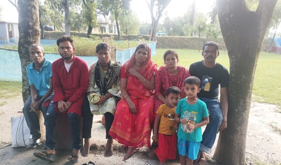 গাংনী সীমান্তে পুশব্যাক হওয়া ৮ জন আটক