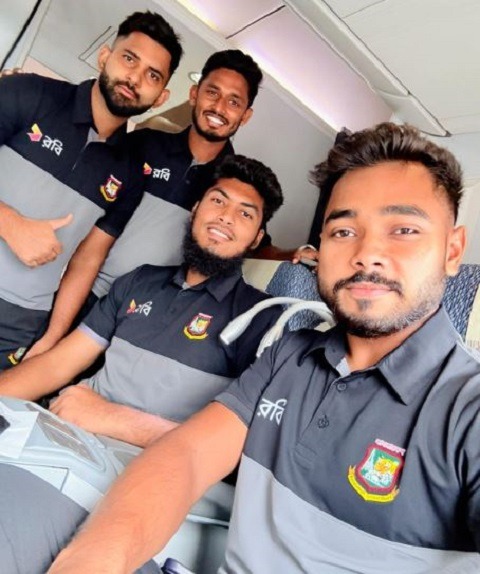 শ্রীলঙ্কার উদ্দেশ্যে ঢাকা ছাড়লো ওয়ানডে দল