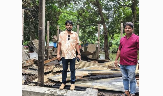 সেনবাগে অগ্নিকান্ডে বসতঘর পুড়ে ছাঁই, ৭ লাখ টাকার ক্ষতি