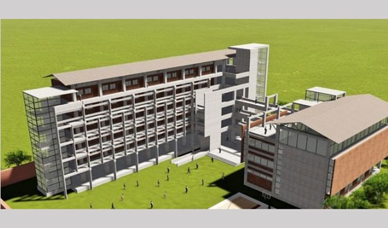 দিঘলিয়ার টেকনিক্যাল স্কুল ও কলেজের নির্মাণ কাজ চলেছে দ্রুত গতিতে