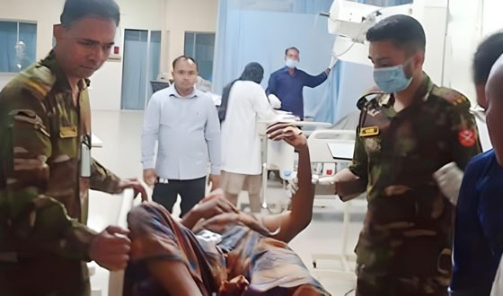 কালীগঞ্জে অবসর প্রাপ্ত সাবেক সেনাকে কুপিয়ে জখম