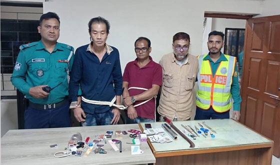 সিলেটে অস্ত্র ও ইয়াবাসহ আ’লীগের ৩ নেতা-কর্মী আটক