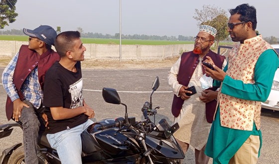 জাতীয় সংসদ সদস্য প্রার্থী হওয়ার লক্ষ্যে ইসমাইল হোসেনের কুশল বিনিময়