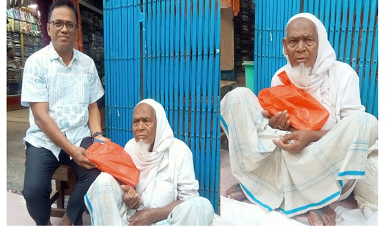 ছয় সন্তানের জনক বৃদ্ধ এখন ফুটপাতের বাসিন্দা