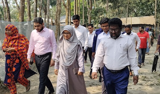 শেরপুরে “রেশমা কৃষি উদ্যোগ” খামার পরিদর্শন