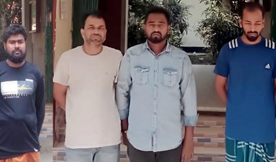 আশাশুনাতে চোরসহ ৪ আসামী গ্রেফতার