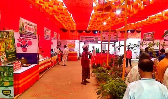 সরাইলে কৃষি প্রযুক্তি মেলা সাঁঝে আছে কাজে নেই!