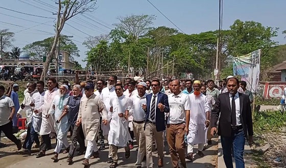 বিএনপি নেতাকর্মীদের বিরুদ্ধে মামলার প্রতিবাদে বিক্ষোভ সমাবেশ