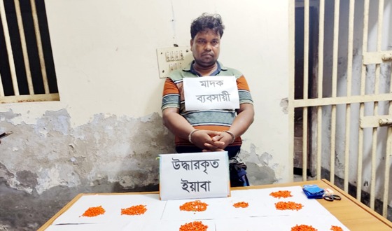 চাঁদপুরে আড়াই হাজার ইয়াবাসহ কারবারি গ্রেপ্তার