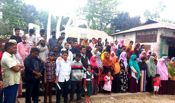 দারিয়াপুরে শিশু আছিয়ার মৃত্যুতে শোক ও প্রতিবাদ সমাবেশ