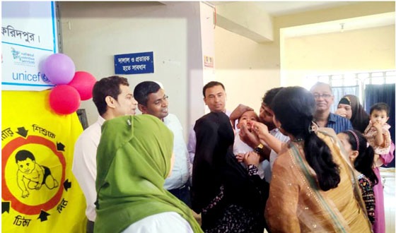 চরভদ্রাসনে ভিটামিন এ প্লাস ক্যাম্পেইন সম্পন্ন