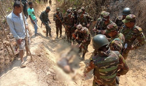 জেএসএস ও ইউপিডিএফের গোলাগুলিতে এক ইউপিডিএফ সদস্য নিহত