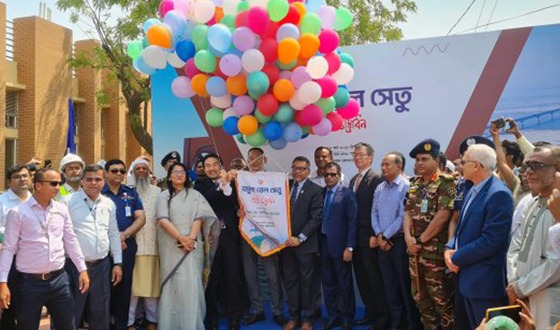 দেশের বৃহত্তর যমুনা রেলসেতুর উদ্বোধন