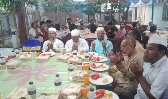 বেগমগঞ্জে উপজেলা প্রশাসনের উদ্যোগে ইফতার ও দোয়া  মাহফিল
