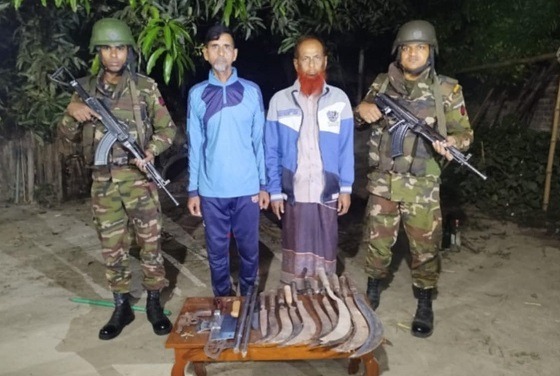 বিএনপি নেতার বাড়ি থেকে বিদেশি পিস্তল ও গুলি উদ্ধার, গ্রেপ্তার ৩