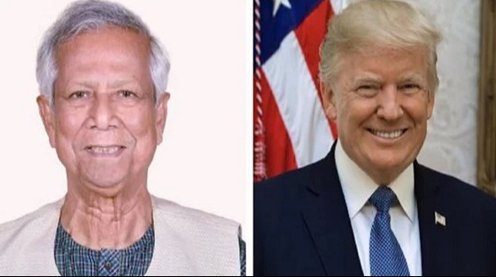 বাংলাদেশ ও ড. ইউনূসকে শুভেচ্ছা জানালেন ট্রাম্প