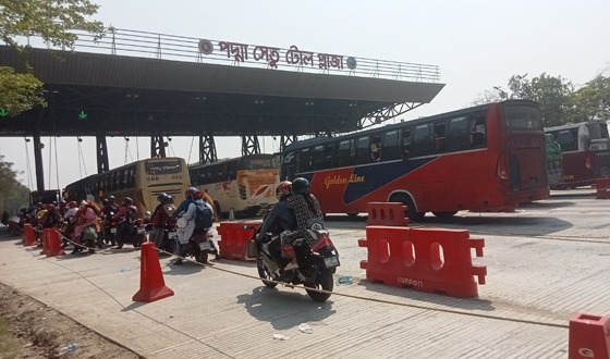 পদ্মা সেতুতে টোল আদায়ের সর্বোচ্চ পঞ্চম রেকর্ড
