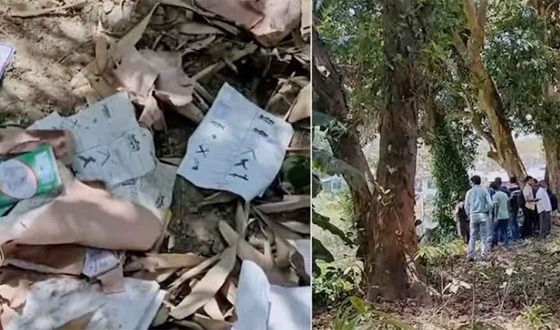 এবার সিলমারা বিপুল ব্যালট মিলল ডিসি বাংলোর পুকুরে