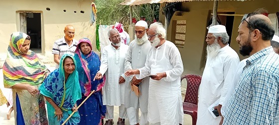তারেক রহমানের নির্দেশে কাপাসিয়ার নির্যাতিতদের ঈদ উপহার