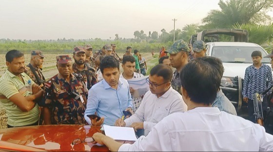 সাতক্ষীরায় কাঠ পুড়িয়ে কয়লা তৈরির কারখানায় টাস্কফোর্সের অভিযান