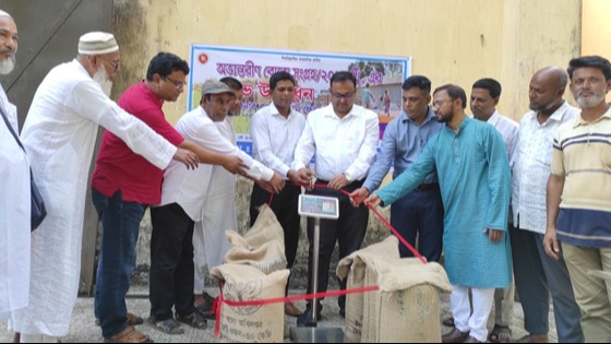 ভূরুঙ্গামারীতে সরকারীভাবে ধান ও চাল ক্রয়ের উদ্বোধন